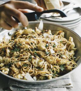 Roasted Cauliflower Capellini Recipe